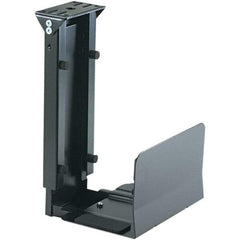 Safco - Black Underdesk CPU Holder - Use with Desk - Caliber Tooling