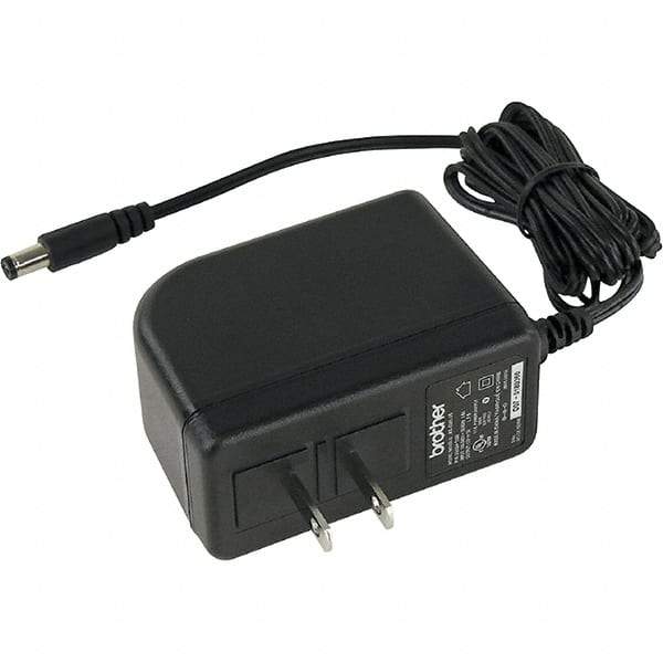 Brother - Black AC Adapter - Use with Brother PT-E300, PT-E500, PT-E550W, PT-H300, PT-H300LI, PT-H500LI, PT-P700, PT-P750W - Caliber Tooling