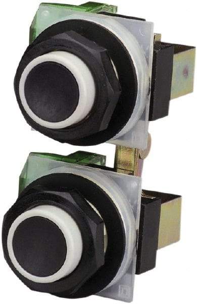 Schneider Electric - 30mm Mount Hole, Extended Straight, Pushbutton Switch - Maintained (MA) - Caliber Tooling