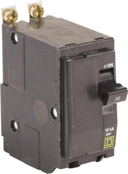 Square D - 30 Amp, 240 VAC, 2 Pole, Bolt On Miniature Circuit Breaker - 14-8 AWG - Caliber Tooling