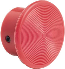 Schneider Electric - Extended Mushroom Head Pushbutton Switch 1-3/8" Screw-On Knob - Red, Round Button, Nonilluminated - Caliber Tooling