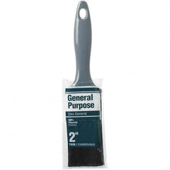 Rubberset - 2" Flat Synthetic Trim Brush - Plastic Beavertail Handle - Caliber Tooling