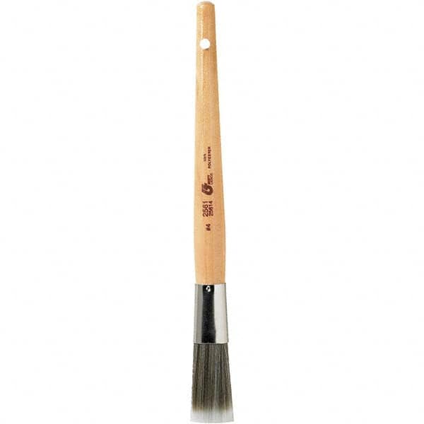 Bestt-Liebco - 13/16" Angled Nylon/Polyester Sash Brush - Wood Sash Handle - Caliber Tooling