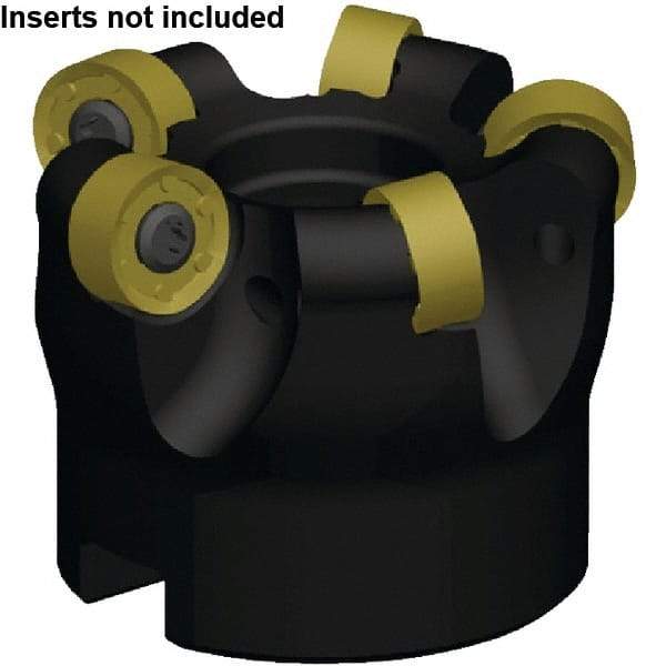 Kennametal - 85.6mm Cut Diam, 3.96mm Max Depth, 1-1/2" Arbor Hole, 8 Inserts, RNGJ1605M0____ Insert Style, Indexable Copy Face Mill - RODEKA 16 Cutter Style, 16,800 Max RPM, 2 High, Through Coolant, Series Rodeka - Caliber Tooling