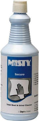 Misty - 32 oz Bottle Liquid Toilet Bowl Cleaner - Mint Scent, Disinfectant, Nonacidic, Toilets - Caliber Tooling