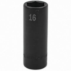 SK - Impact Socket - 3/8"DR 16MM DEEP IMPACT SOCKET - Caliber Tooling