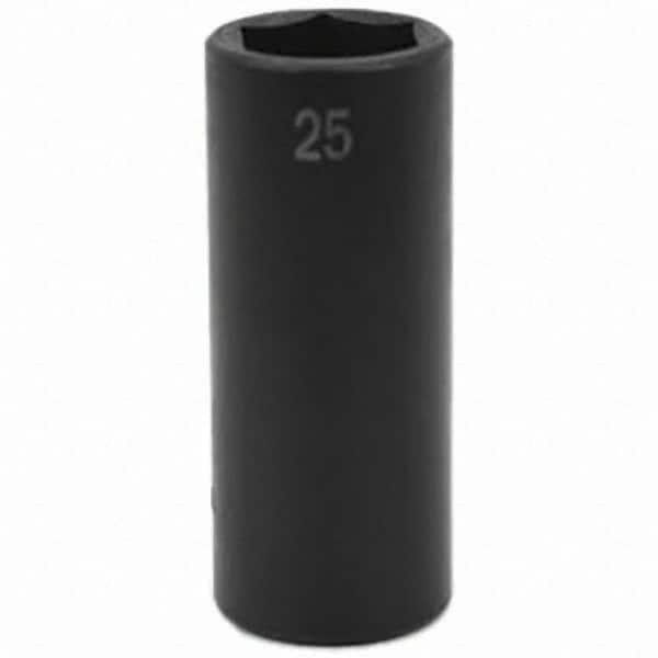 SK - Impact Socket - 1/2"DR 25MM DEEP IMPACT SOCKET - Caliber Tooling