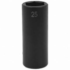 SK - Impact Socket - 1/2"DR 25MM DEEP IMPACT SOCKET - Caliber Tooling