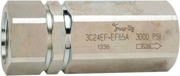 Parker - 90 GPM 1-5/8-12 Inlet Steel Hydraulic Control Valve - 3,000 psi, 2" Wide x 6.57" Long - Caliber Tooling