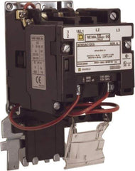 Square D - 110 Coil VAC at 50 Hz, 120 Coil VAC at 60 Hz, 9 Amp, Nonreversible Open Enclosure NEMA Motor Starter - 2 hp at 1 Phase - Caliber Tooling