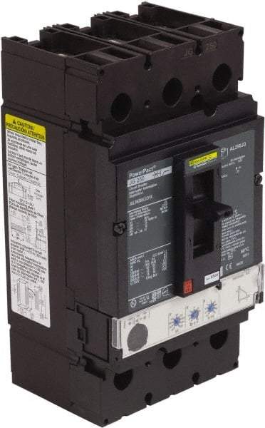 Square D - 250 Amp, 600 VAC, 3 Pole, Panel Mount Molded Case Circuit Breaker - Electronic Trip, Multiple Breaking Capacity Ratings, 3/0 AWG - Caliber Tooling