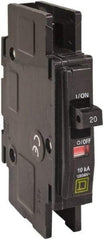 Square D - 30 Amp, 120/240 VAC, 1 Pole, DIN Rail Mounted, Flush Mount, Surface Mount Miniature Circuit Breaker - Thermal Magnetic Trip, 10 kA at 120/240 VAC Breaking Capacity, 14-2 (Aluminum), 14-2 (Copper) AWG, 74mm Deep x 103mm High x 19mm Wide - Caliber Tooling