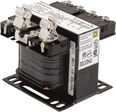 Square D - 50 VA, Top Mount Fuse Block Control Transformer - 50/60 Hz, 3.09 Inch Deep x 2.58 Inch High - Caliber Tooling