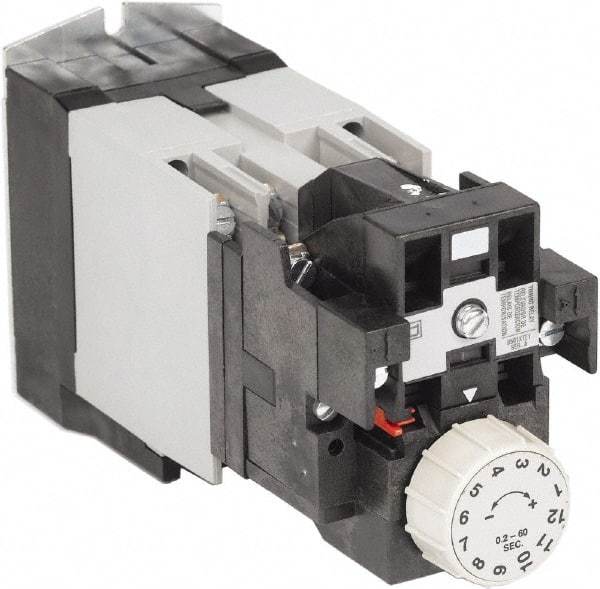 Square D - Time Delay Relay - 5 & 10 Contact Amp, 110 VAC at 50 Hz & 120 VAC at 60 Hz - Caliber Tooling