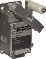 Square D - NO/NC Configuration, 500 Volt, 10 Amp, Aluminum Cable Safety Limit Switch - 2-1/4 Inch Wide x 3.41 Inch Deep x 4.95 Inch High, IP67 Ingress Rating - Caliber Tooling