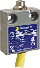 Square D - SPDT, NC/NO, Prewired Terminal, Plunger Actuator, General Purpose Limit Switch - 1, 2, 4, 6, 6P NEMA Rating, IP67 IPR Rating, 80 Ounce Operating Force - Caliber Tooling