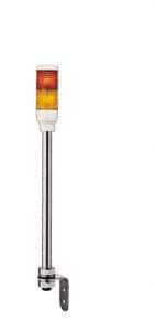 Schneider Electric - LED Lamp, Orange, Red, Steady, Preassembled Stackable Tower Light Module Unit - 24 VAC/VDC, 50 Milliamp, IP23, IP54 Ingress Rating, Pipe Mount - Caliber Tooling