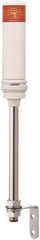 Schneider Electric - Red LED Flashing & Steady Stackable Tower Light with Buzzer - 70 to 85 dB, Pipe Mount, IP23, IP54, 24V, 14 to 122°F - Caliber Tooling