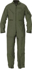 PROPPER - Size 46 Short, Green, Zipper Front, Flame Resistant Coveralls - Nomex, Open Wrists and Ankles, 6 Pockets - Caliber Tooling