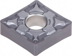 Tungaloy - WNMG431 HRM Grade AH8005 Carbide Turning Insert - AlTiN Finish, 80° Trigon, 1/2" Inscr Circle, 3/16" Thick, 1/64" Corner Radius - Caliber Tooling