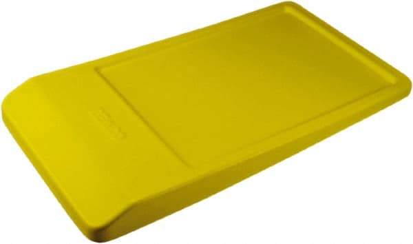 Remco - Yellow Polyethylene Tote Container - Nesting, 32" Long x 56" Wide x 4.3" High - Caliber Tooling