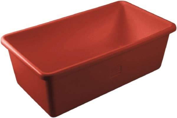 Remco - 149 Gal, 500 Lb Load Capacity Red Polyethylene Tote Container - Nesting, 46.8" Long x 26-1/2" Wide x 16.9" High - Caliber Tooling