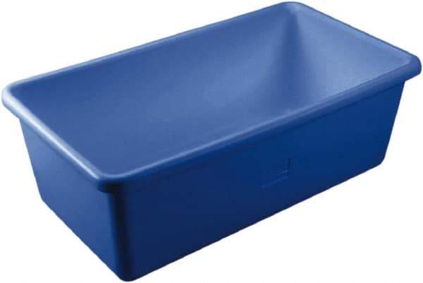 Remco - 149 Gal, 500 Lb Load Capacity Blue Polyethylene Tote Container - Nesting, 46.8" Long x 26-1/2" Wide x 16.9" High - Caliber Tooling