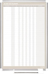 MasterVision - 24" High x 36" Wide Magnetic Dry Erase In/Out - Steel - Caliber Tooling