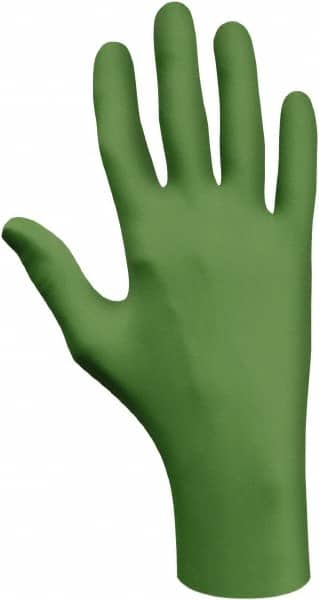 SHOWA - Size L, 4 mil, Industrial Grade, Powder Free Nitrile Disposable Gloves - Exact Industrial Supply