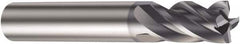 Sandvik Coromant - 25mm, 4 Flute, Solid Carbide, Corner Radius End Mill - 121mm OAL, 35° Helix, Right Hand Flute, 32.5mm LOC, Right Hand Cut - Caliber Tooling