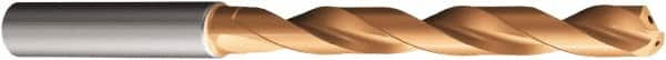 Sandvik Coromant - 13.5mm, 140° Point, Solid Carbide Taper Length Drill Bit - TiAlN Finish, 123mm Flute Length, 170mm OAL, Series CoroDrill 860 - Caliber Tooling