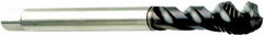 Sandvik Coromant - 1/4-20 UNC 3 Flute 2BX Modified Bottoming Spiral Flute Tap - Powdered Metal, CoolTop Finish, 3.1496" OAL, Right Hand Flute, Right Hand Thread, Series CoroTap 300 - Caliber Tooling