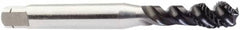 Sandvik Coromant - 7/8-14 UNF 4 Flute 3B Modified Bottoming Spiral Flute Tap - Powdered Metal, CoolTop Finish, 5.5118" OAL, Right Hand Flute, Right Hand Thread, Series CoroTap 300 - Caliber Tooling