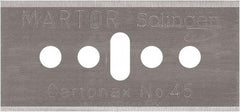 Martor USA - Carbon Steel, Replacement Blade - 1.53" Long - Caliber Tooling