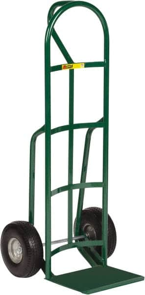 Little Giant - 600 Lb Capacity 49" OAH Hand Truck - Loop Handle, Steel, Flat-Free Microcellular Foam Wheels - Caliber Tooling