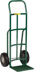 Little Giant - 600 Lb Capacity 47" OAH Hand Truck - Continuous Handle, Steel, Flat-Free Microcellular Foam Wheels - Caliber Tooling