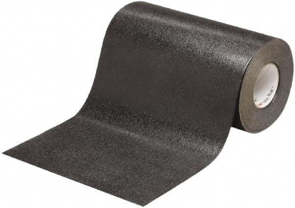 Ability One - Black Solid Color Anti-Slip Vinyl Tape - 24" Wide x 60' Long x 0.036" Thick, General Traffic - Caliber Tooling