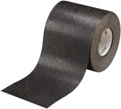 Ability One - Black Solid Color Anti-Slip Vinyl Tape - 4" Wide x 60' Long x 0.036" Thick, General Traffic - Caliber Tooling