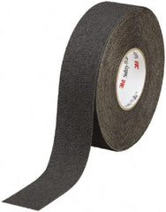 Ability One - Black Solid Color Anti-Slip Vinyl Tape - 2" Wide x 60' Long x 0.045" Thick, General Traffic - Caliber Tooling