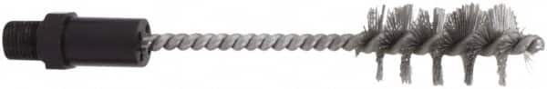 Value Collection - Blow Gun Steel Wire Brush - 1/4 NPT, 8-1/4" Long - Caliber Tooling