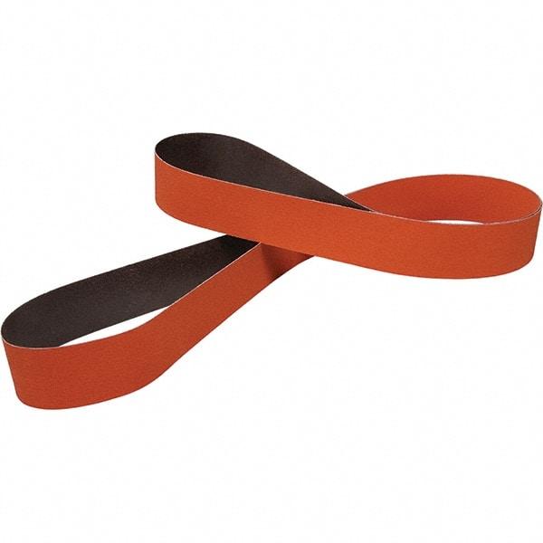 3M - 3" Wide x 132" OAL, 120 Grit, Ceramic Abrasive Belt - Ceramic, Coated, Series 984F - Caliber Tooling