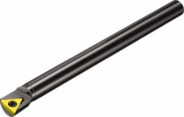 Sandvik Coromant - 0.3228" Min Bore Diam, 3-1/4" OAL, 1/4" Shank Diam, A..STFPR/L-R Indexable Boring Bar - Screw-On Holding Method - Caliber Tooling