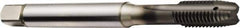 Sandvik Coromant - 1/4-28 UNF, 3 Flute, TiAlN Finish, Powdered Metal Spiral Point Tap - Plug Chamfer, Right Hand Thread, 3.2402" OAL, 0.5906" Thread Length, 6.48mm Shank Diam, 2BX Class of Fit, Series CoroTap 200 - Exact Industrial Supply