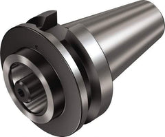 Sandvik Coromant - BT40;C4 System Size, BT40 Taper, Modular Tool Holding System Adapter - 30mm Projection, 40mm Body Diam, 3-7/8" OAL, Through Coolant - Exact Industrial Supply