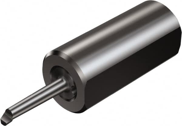 Sandvik Coromant - 5mm Min Bore Diam, 21mm Max Bore Depth, 12mm Shank Diam, Boring Bar - Right Hand Cut, Solid Carbide, Uncoated - Exact Industrial Supply