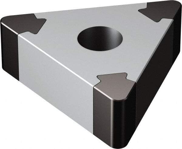 Sandvik Coromant - TNGA222 Grade 7025 CBN Turning Insert - Uncoated, 60° Triangle, 1/4" Inscr Circle, 1/8" Thick, 1/32" Corner Radius - Caliber Tooling