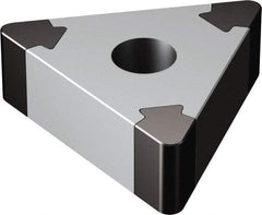 Sandvik Coromant - TNGA331 Grade 7025 CBN Turning Insert - Uncoated, 60° Triangle, 3/8" Inscr Circle, 3/16" Thick, 1/64" Corner Radius - Caliber Tooling