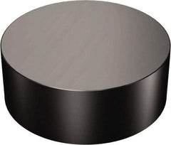 Sandvik Coromant - RNG85 Grade 650 Ceramic Turning Insert - TiN Finish, Round, 1" Inscr Circle, 5/16" Thick, 12.7mm Corner Radius - Caliber Tooling