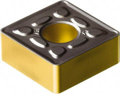 Sandvik Coromant - SNMG866 HM Grade 4325 Carbide Turning Insert - TiCN/Al2O3/TiN Finish, 90° Square, 1" Inscr Circle, 3/8" Thick, 3/32" Corner Radius - Caliber Tooling