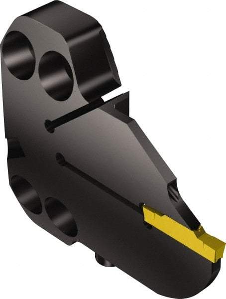 Sandvik Coromant - N123H2-0400-0004-TF Insert, Modular Grooving Blade Holder Head - Right Hand Cut, System Size 70, Through Coolant, Series CoroCut 1-2 - Caliber Tooling